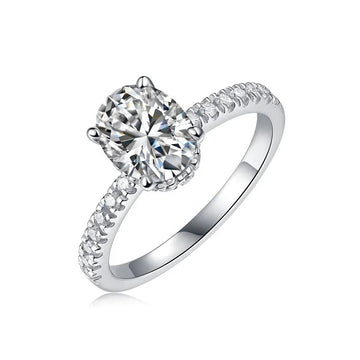 Ovale Diamant Ring